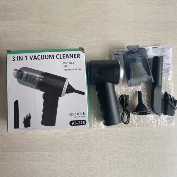Car Cleaner Suction And Blowing Integrated Portable Wireless Charging - Image 2