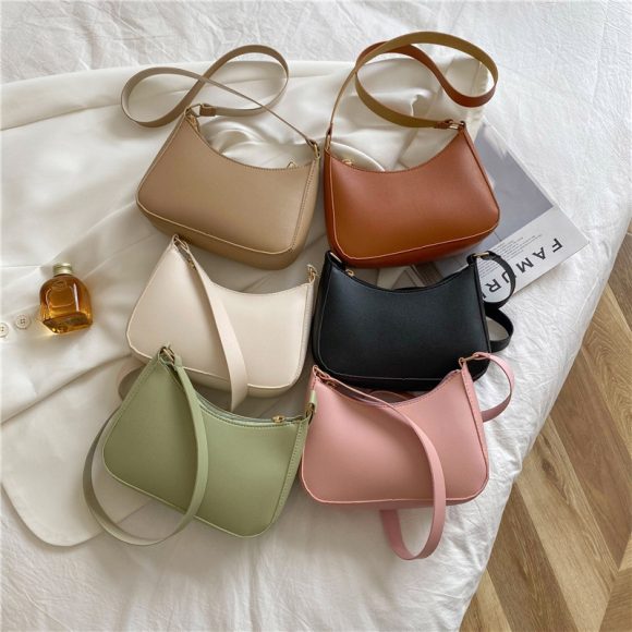 Women's Retro Portable Shoulder Underarm Bag Handbag - Image 6