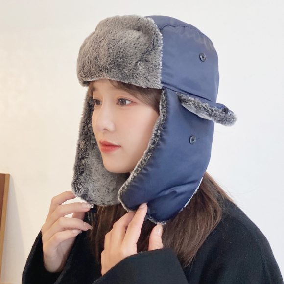 Men's Thickened Plus Velvet Ear Protection Hat - Image 2