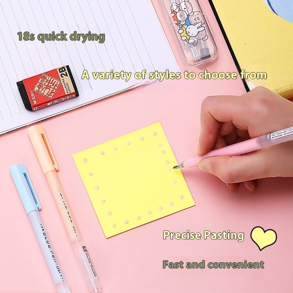 Children's Handmade Hand Account Quick-drying Glue Student Creativity Color Dispensing Pen - Image 6