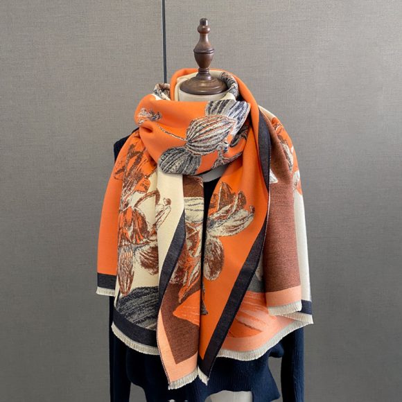 Cape Printing Pattern Tassel Air-conditioned Room Cape Blanket Autumn And Winter - Image 6