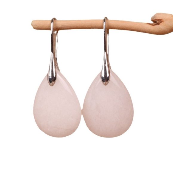 Natural Crystal Water Drop Earrings Women - Image 10
