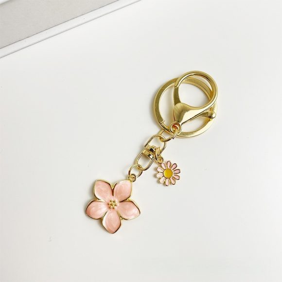 Pendant Creative Cherry Blossom Cartoon Key Button - Image 5