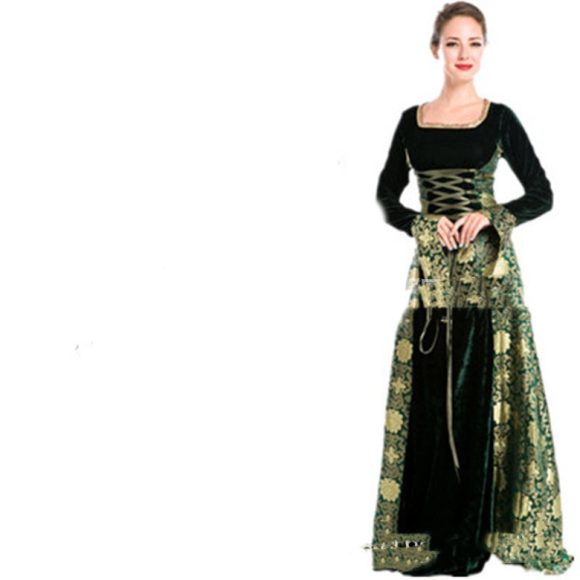 Halloween COS Ball Queen Dress Evening Gown - Image 6
