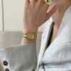 Golden Snake Head Gorgeous Chain Watch Women - Image 2