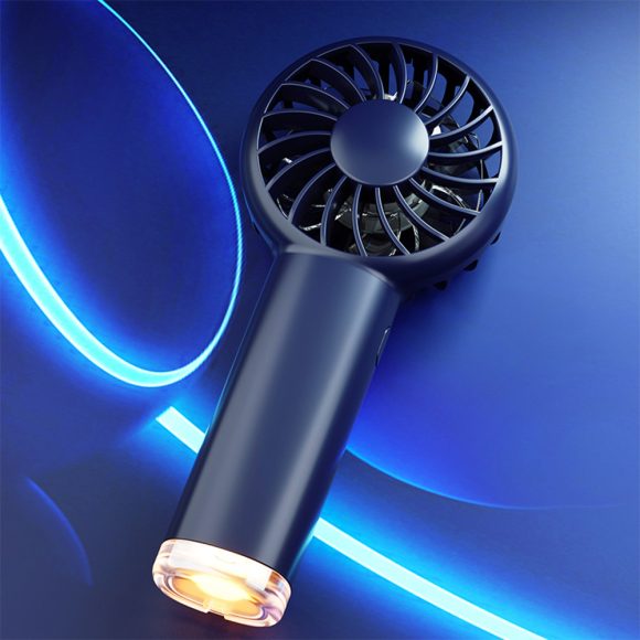 Little Hornet Handheld Mini Electric Fan Portable Charging With Small Lamp - Image 5