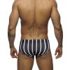 Low Rise Tight Vertical Stripes Beach Training Competition Swimsuit - Image 6