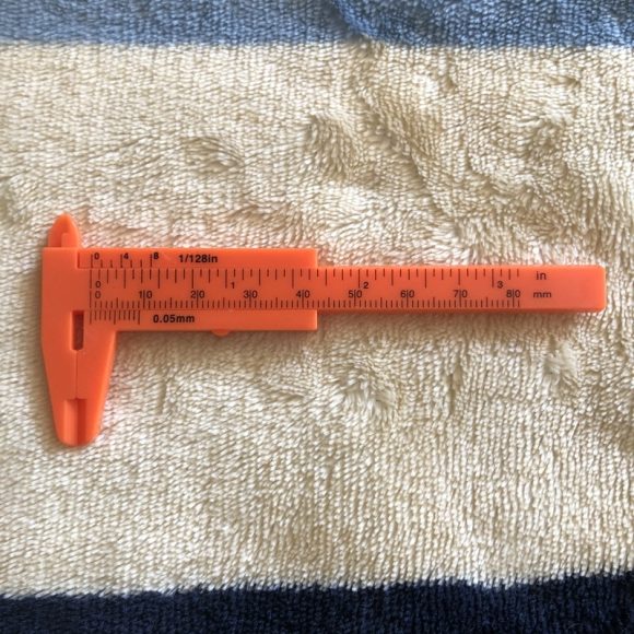 Ruler Double Scale Plastic Measuring Button Accessories Measuring Length - Image 7