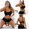 Solid Color High Waist Bikini For Women - Image 2