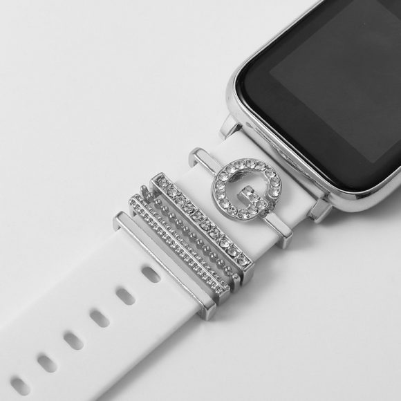 Suitable For Silicone Strap With Diamonds 26 English Letters Fashion Alloy Strap - Image 9