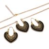Colored Rope Winding Earrings Necklace Two-piece Set - Image 7