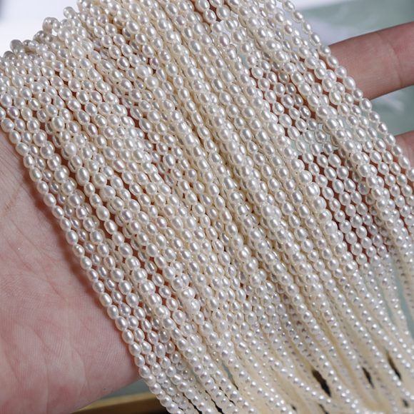 Natural Freshwater Pearl Fine Chain Jewelry Material - Image 2