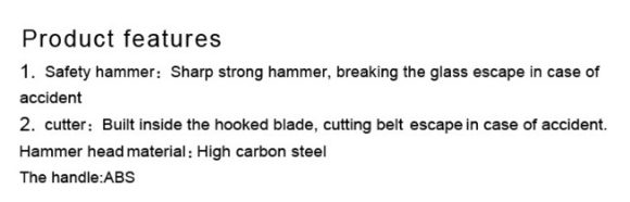 Window breaker safety hammer - Image 9
