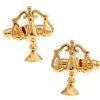 Earthy Gold Scale Balance Cufflinks - Image 2
