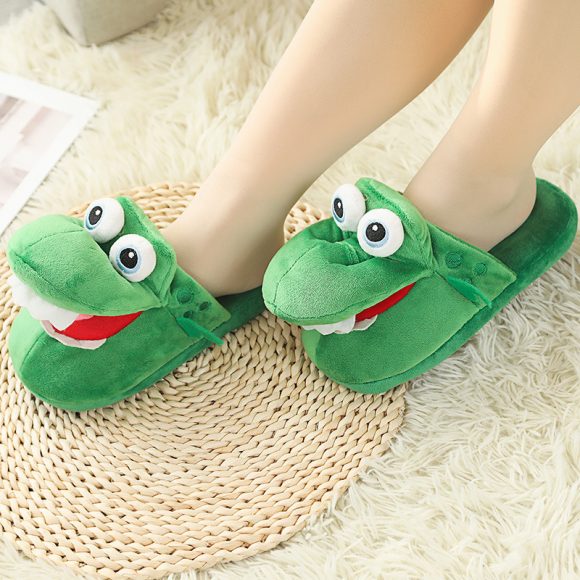 Animal Slippers Dancing Spoof Dinosaur Cotton Shoes Sand Carving - Image 5