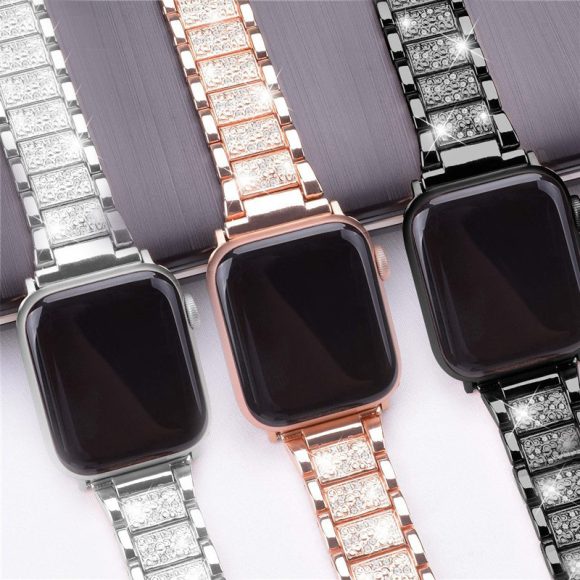 Jewelry Chain Strap For A Pple Watch Band Ultra 49mm 40mm 44mm 42mm 38mm Bracelet Diamond Wrist IWatch Band SE 6 7 8 9 45MM 41MM - Image 2