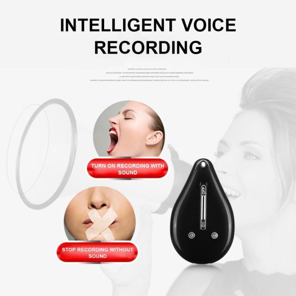 STTWUNAKE mini hidden voice recorder Professional Digital 8GB HD noise reduction Time stamp Spy voice recorder Built-in battery - Image 7