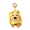 Cartoon Plush Doll Toast Puppy Car Keychain Pendant - Image 7