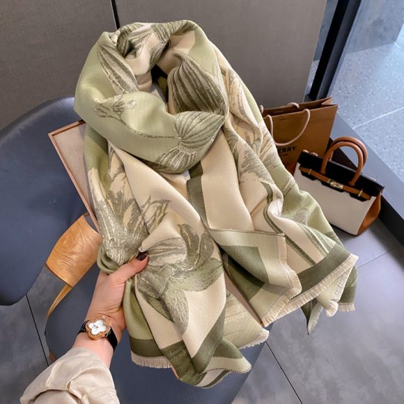 Cape Printing Pattern Tassel Air-conditioned Room Cape Blanket Autumn And Winter - Image 7