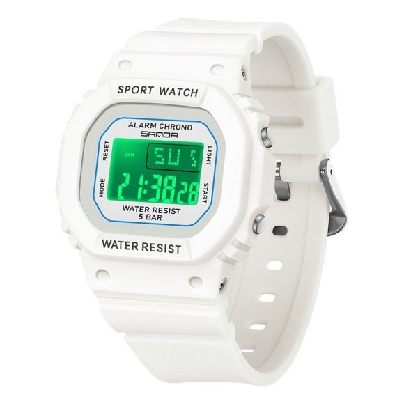 Square Electronic Watch Colorful Creativity For Male And Female Students - Image 2