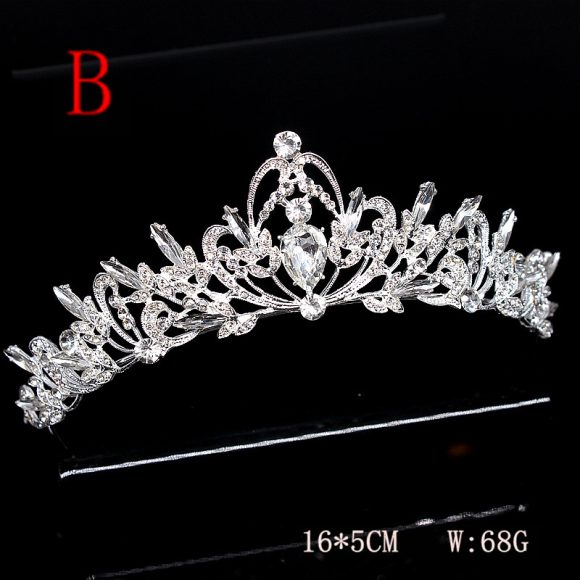 Super Glitter Pearl Rhinestone Headband Headdress - Image 4