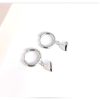 Peach Heart Stainless Steel 18K Gold Earrings - Image 7