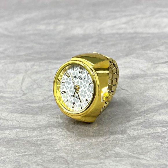 Ring Watch Simple Gold And Silver Shell All-Match Ring Watch - Image 2