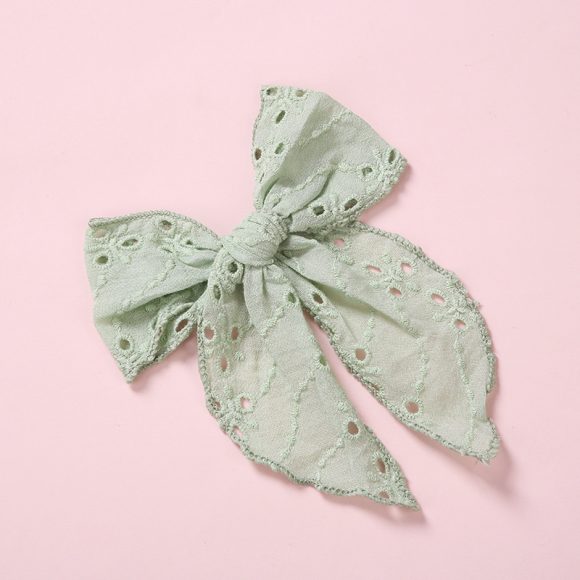 One Word Clip Color Cotton Baby Girl Hairpin - Image 7