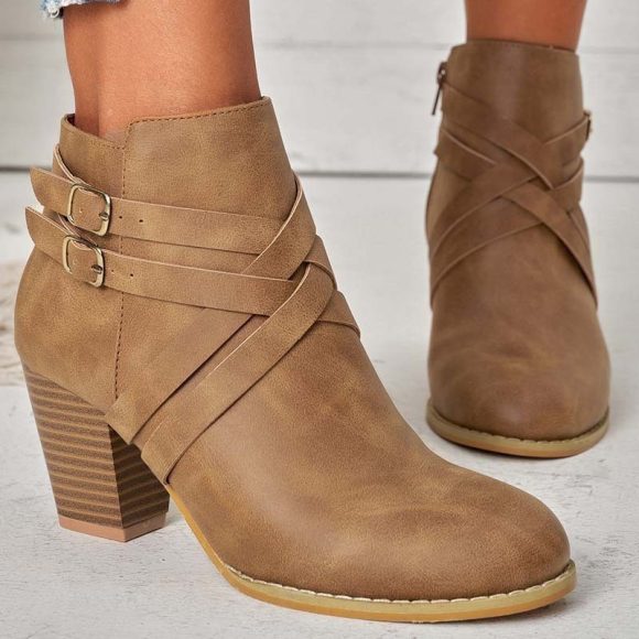 In Stock Short Boots Plus Size Height Increasing - Image 2