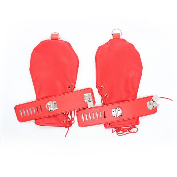 Creative Solid Color Casual PU Gloves Suit - Image 5