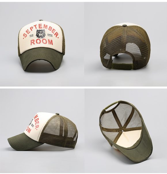 All-match Tall Crown Sunshade Breathable Peaked Cap - Image 3
