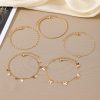 Butterfly Summer Beach Style Anklet Five-piece Set - Image 3