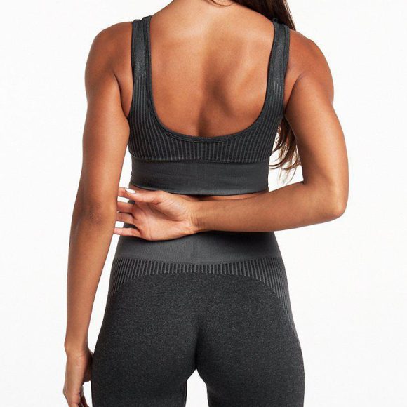 Seamless shorts fitness suit - Image 4