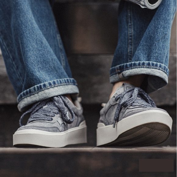 Men's Summer Low-top Flat Retro Shoes Platform Height Increasing Breathable Casual White Shoes - Image 2