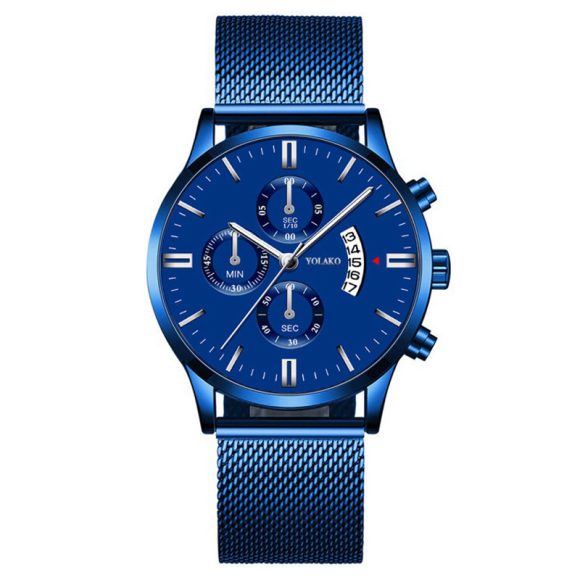 Fashion Calendar Six-pin Three-eye Men's Watch - Image 2