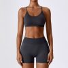 Seamless Beauty Back Yoga Clothes Running Quick-drying Tight Sports Fitness Clothes Suit Women - Image 4