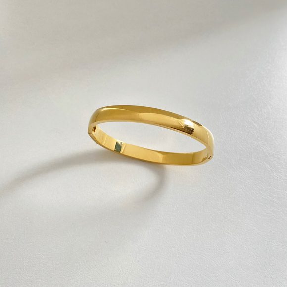 Retro Minimalistic Buckle Simple Bracelet Gold Bracelet - Image 10