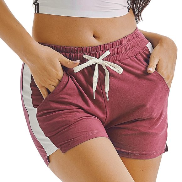 Summer Sports Shorts Gym Running Women Cycling Drawstring Shorts Workout - Image 3
