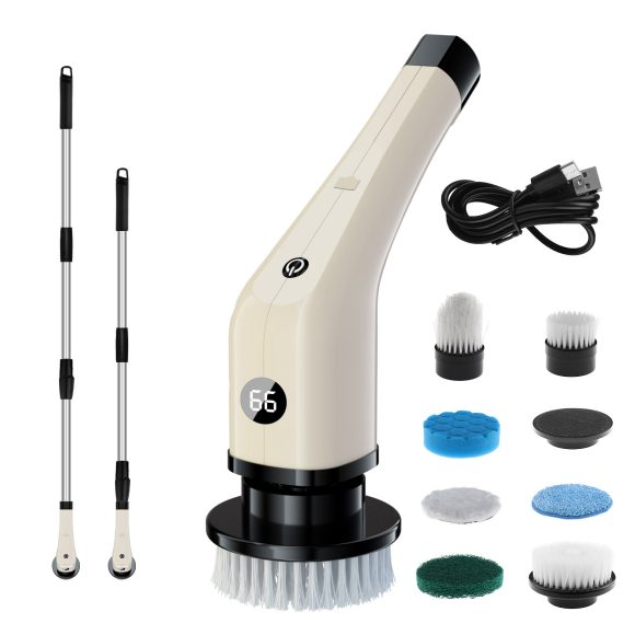 Electric Cleaning Brush Household Multi-functional 7-in-1 Toilet Bathroom Cleaning Brush - Image 6