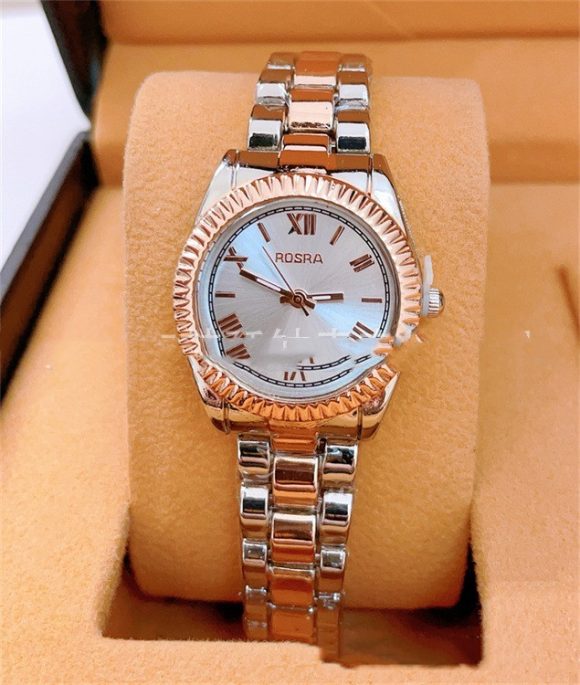 Foreign Trade Roman Scale Men's Steel Strap Watch In Stock Wholesale Rosra Fashion Fashion Quartz Couple Watch - Image 3