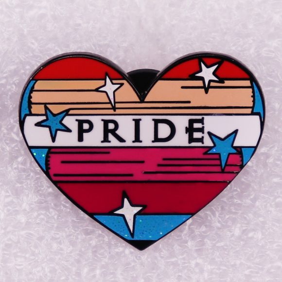 Cartoon Rainbow Metal Brooch - Image 4