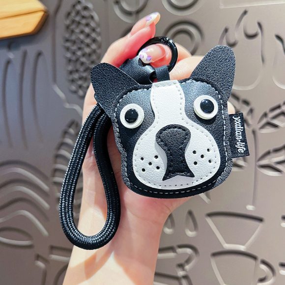 Creative Leather Puppy Key Chain Cute Cartoon - Image 5
