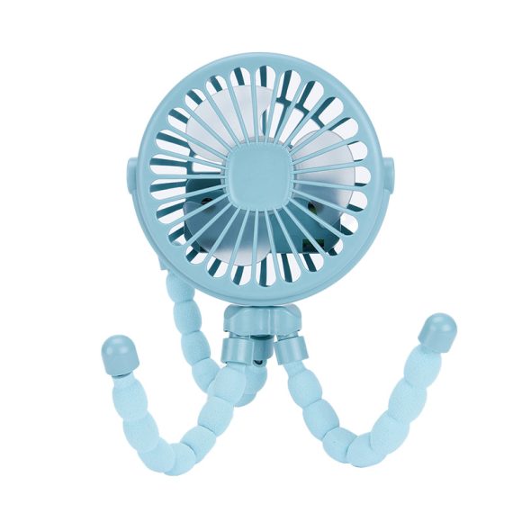 Multi Functional Children's Stroller Mini Fan Portable USB Charging Small Fan Octopus - Image 6