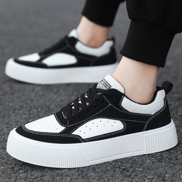 Sneakers Men's Low-top Platform Platform Casual High Street All-match Trendy Shoes - Image 3