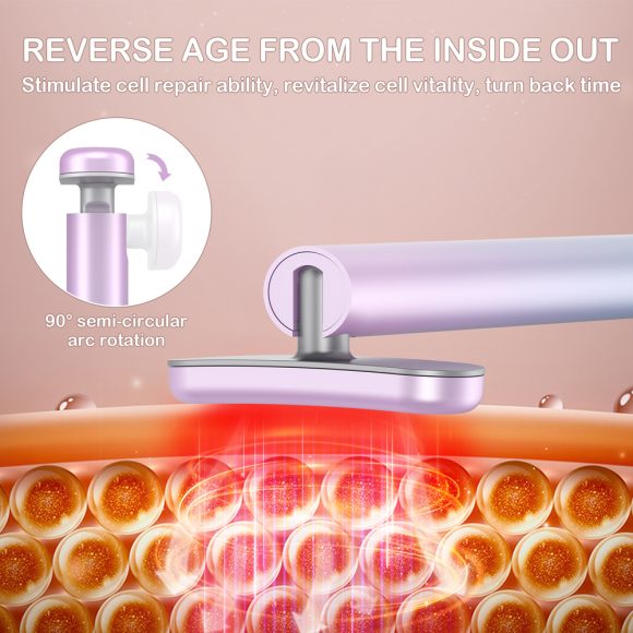 Wand Skin Care EMS Micro-current Introduction Rotatable Vibration Face And Neck Massage - Image 6
