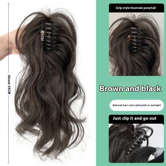 Wig Women's Long Hair Light Without Draping Grip - Image 6