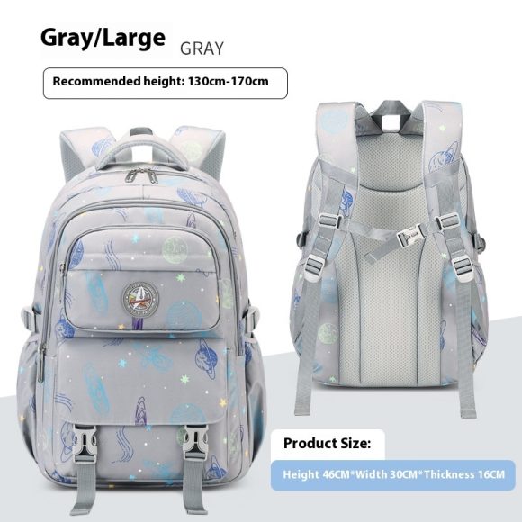 Primary School Student Starry Sky Leisure Schoolbag Junior High School Student Backpack - Image 8