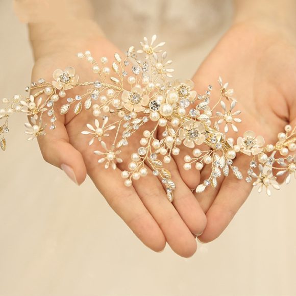 Bridal Headdress Handmade Hair Carson Tied Women's Side Clip - Image 4