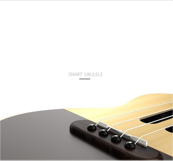 Smart Ukulele U1 Learning Spruce Gift Package Game Entrance Smart APP Small Guitar - Image 2