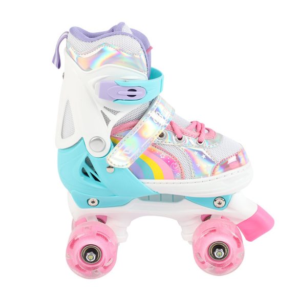 Children's Skates Double Row Four Wheel Full Flash - Image 2